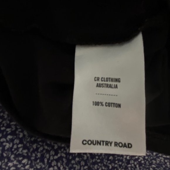 COUNTRY ROAD BLACK STRETCH JERSEY COTTON COLD SHOULDER SHIFT DRESS - SIZE M - Picture 4 of 7